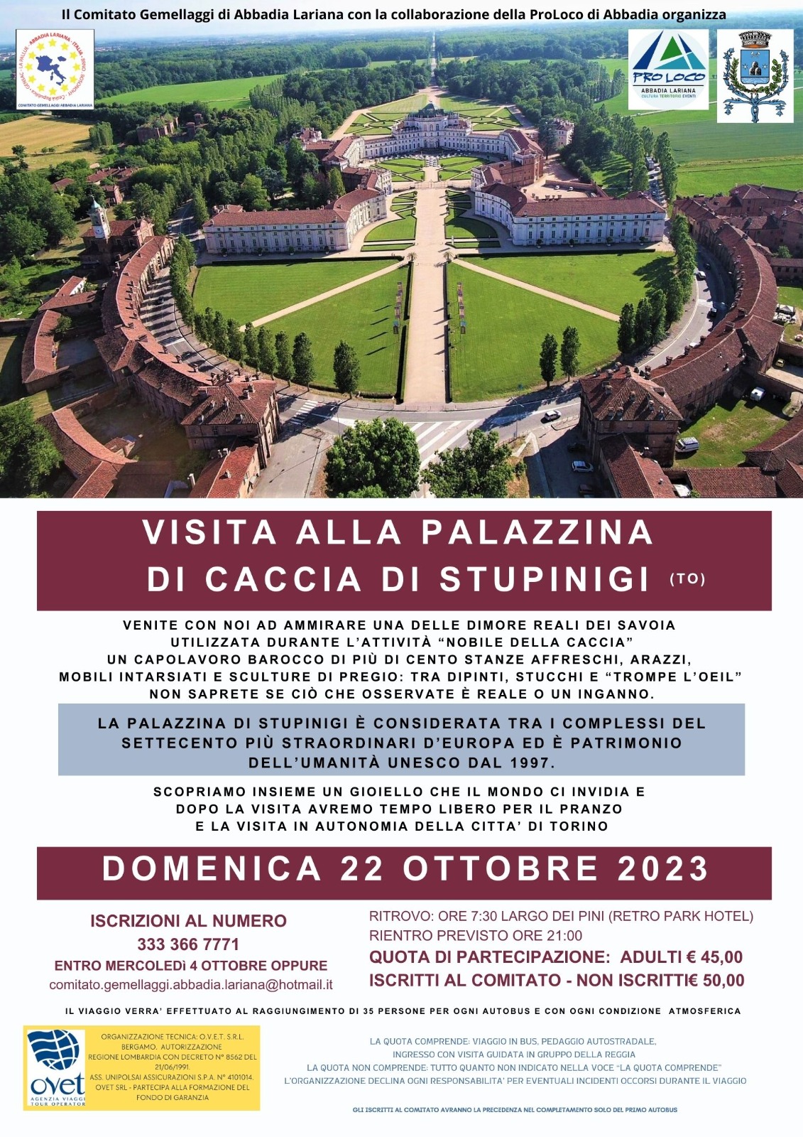 Visita alla palazzina di caccia di Stupinigi (TO)