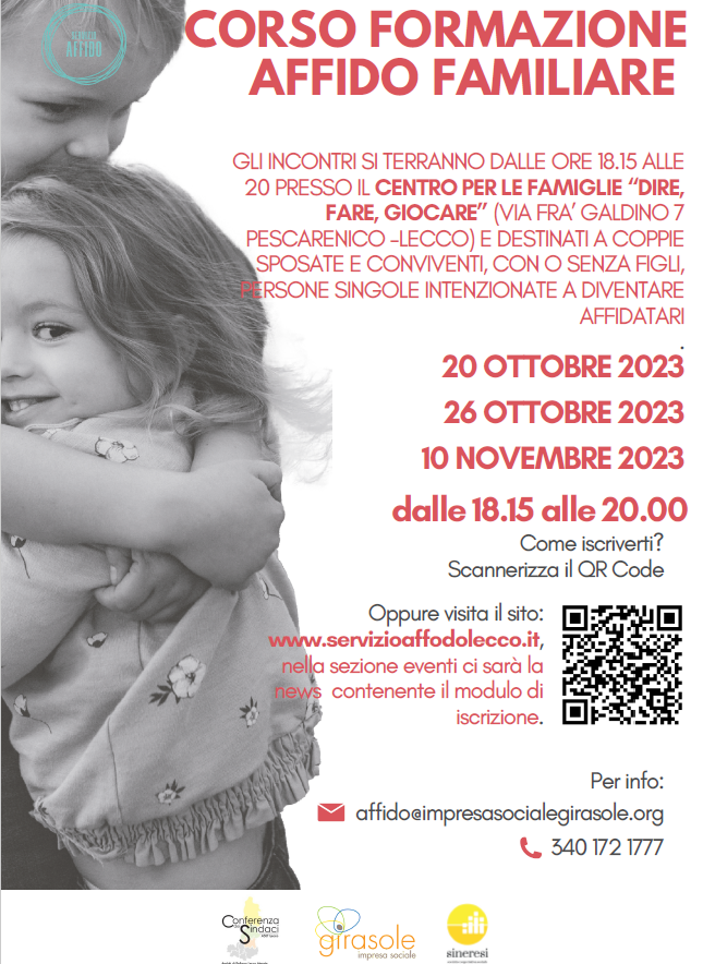 Corso di formazione per affido familiare