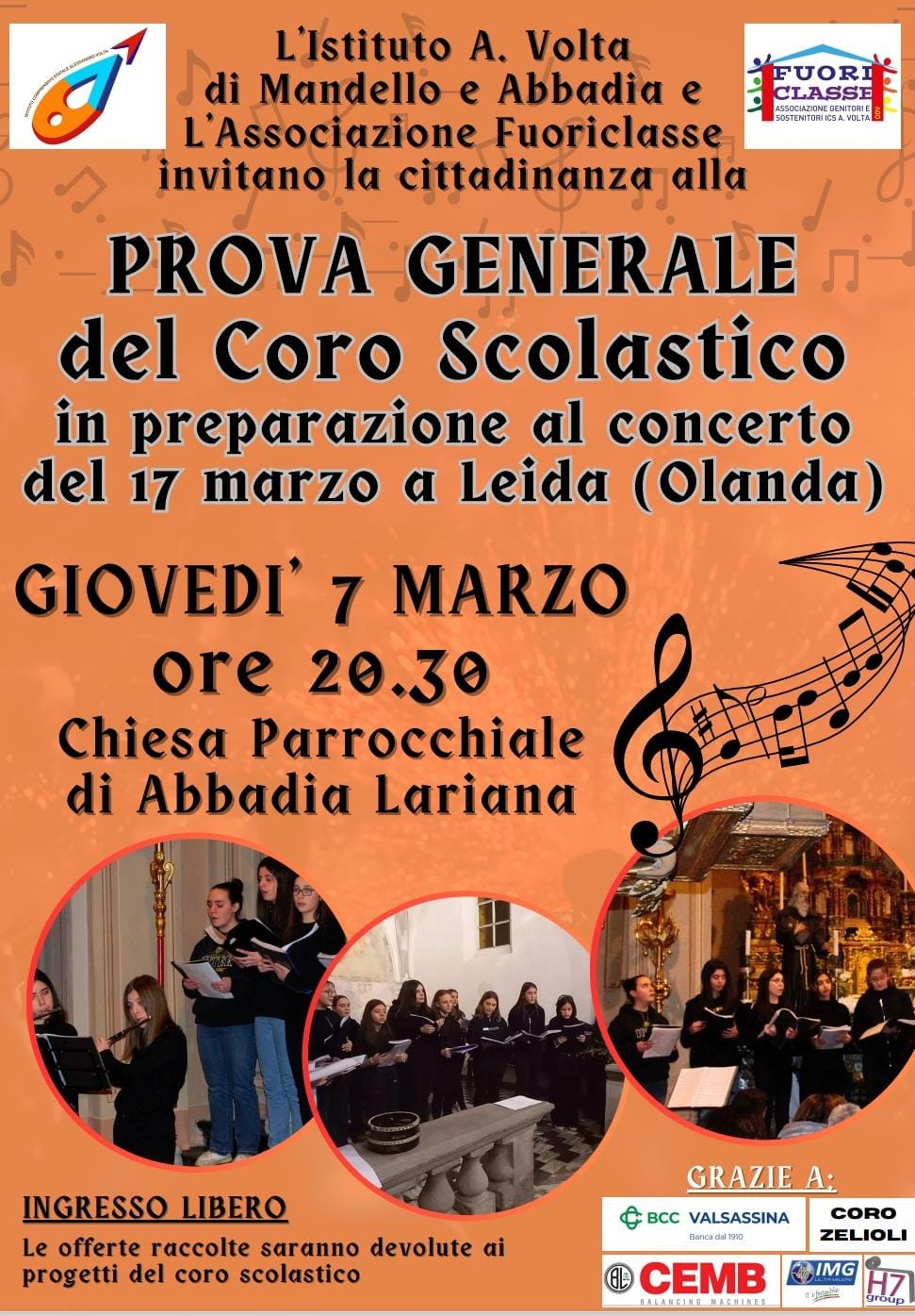 Prova generale del Coro Scolastico